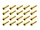 20x M3x16 DIN7991 goldene Senkkopfschraube Stahl 12,9 Titan Nitrid beschichtet