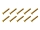 20x M3x18 DIN7991 goldene Senkkopfschraube Stahl 12,9 Titan Nitrid beschichtet