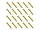 20x M3x20 DIN7991 goldene Senkkopfschraube Stahl 12,9 Titan Nitrid beschichtet