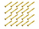 20x M3x30 (Gewinde 13mm) DIN7991 goldene Senkkopfschraube...