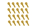 20x M3x14 DIN912 goldene Zylinderkopfschraube Stahl 12,9...