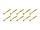 20x M3x30 DIN912 (Gewinde 18mm) goldene Zylinderkopfschraube Stahl 12,9 Titan Nitrid beschichtet