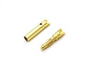 10 Paar 2mm Goldkontaktstecker Lamelle + Buchsen #557802