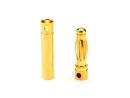 10 Paar 4,0mm Goldkontaktstecker Lamelle + Buchsen #557807