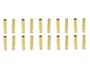 Goldkontaktstecker 10 Paar 4,5mm geschlitzt (24,50mm) +...