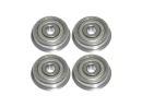 Flanschlager F634 ZZ 4x16x5 mm Miniatur Rillenkugellager mit Flansch