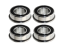 Flanschlager MF84 2RS 4x8x3 mm Miniatur Rillenkugellager mit Flansch