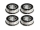 Flanschlager MF84 2RS 4x8x3 mm Miniatur Rillenkugellager mit Flansch