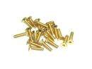 20x M2,5x10 DIN7991 goldene Senkkopfschraube Stahl 12,9 Titan Nitrid beschichtet
