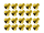 20x M3x5 DIN7991 goldene Senkkopfschraube Stahl 12,9 Titan Nitrid beschichtet