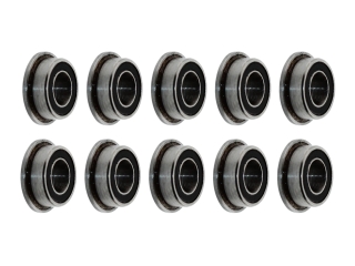 QUARKZMAN 20er-Set MF63ZZ Flanschkugellager – 3 X 6 X 2,5 Mm, Beidseitig Abgeschirmt, Chromstahl, P0-Genauigkeit, Für Elektrowerkzeuge Und Automatisierung