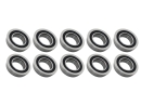Flanschlager MF148 2RS 8x14x4 mm Miniatur Rillenkugellager mit Flansch
