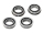 Flanschlager MF148 2RS 8x14x4 mm Miniatur Rillenkugellager mit Flansch