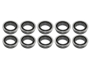 Flanschlager MF106 2RS 6x10x3 mm Miniatur Rillenkugellager mit Flansch