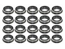 Flanschlager MF106 2RS 6x10x3 mm Miniatur Rillenkugellager mit Flansch