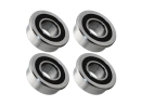 Flanschlager MF105 2RS 5x10x4 mm Miniatur Rillenkugellager mit Flansch