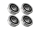 Flanschlager MF105 2RS 5x10x4 mm Miniatur Rillenkugellager mit Flansch