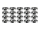 Kugellager 6804 2RS 20x32x7 mm Radial Rillenkugellager Wälzlager
