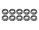 Flanschlager F6700 2RS 10x15x4 mm Rillenkugellager mit Flansch