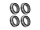Flanschlager F6700 2RS 10x15x4 mm Rillenkugellager mit Flansch
