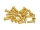 Linsenkopfschrauben Set M4 x 6-14mm TiN gold - 100 Stück - rcbay