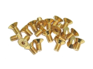 Senkkopfschrauben Set M4 x 6-14mm TiN gold - 100 Stück - rcbay