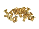 Senkkopfschrauben Set M4 x 6-14mm TiN gold - 100...