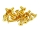 Senkkopfschrauben Set M4 x 6-14mm TiN gold - 100 Stück - rcbay