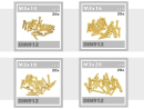 80x Zylinderkopfschrauben M3x14 M3x16 M3x18 M3x20 12,9 TIN gold
