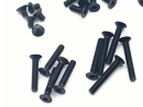 50x M4x14 DIN7991 Senkkopfschraube Stahl 10,9 schwarz brüniert Gewindeschrauben