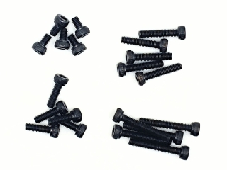 50x M2,5x12 DIN912 Zylinderkopfschraube Stahl 10,9 schwarz brüniert Gewindeschrauben