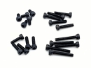 50x M2,5x12 DIN912 Zylinderkopfschraube Stahl 10,9 schwarz brüniert Gewindeschrauben